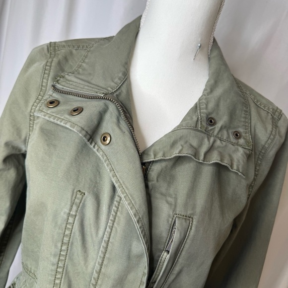 Madewell Green Utility Jacket with Adjustable Waist Size Small - Medium - Picture 13 of 15